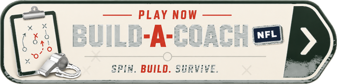 Play now: Build-A-Coach NFL — Spin. Build. Survive.