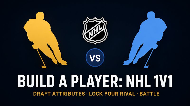 Build A Player NHL 1v1